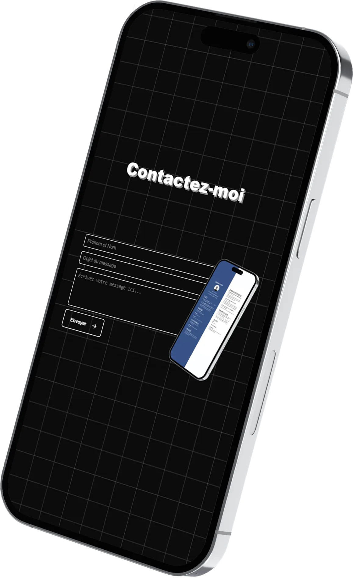 mockupiphonecontact